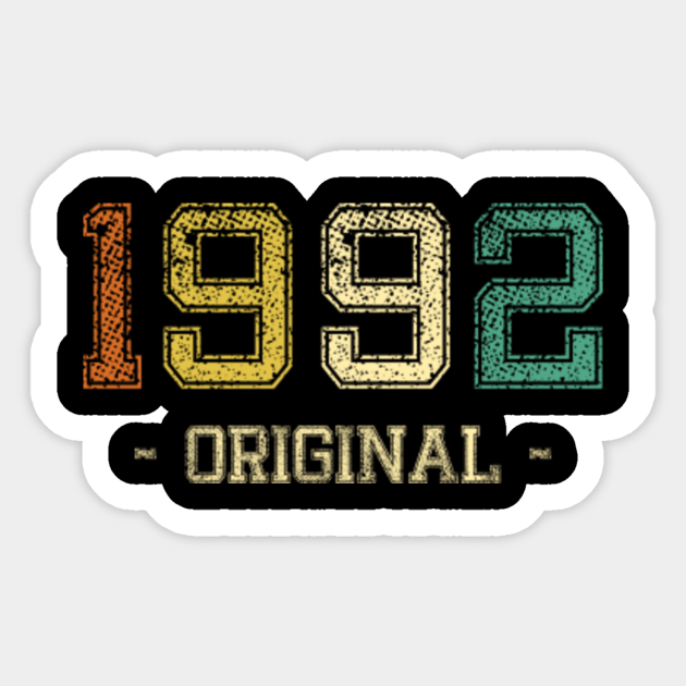 vintage 1992, 1992 gift, 1992 birth year, born in 1992 1992
